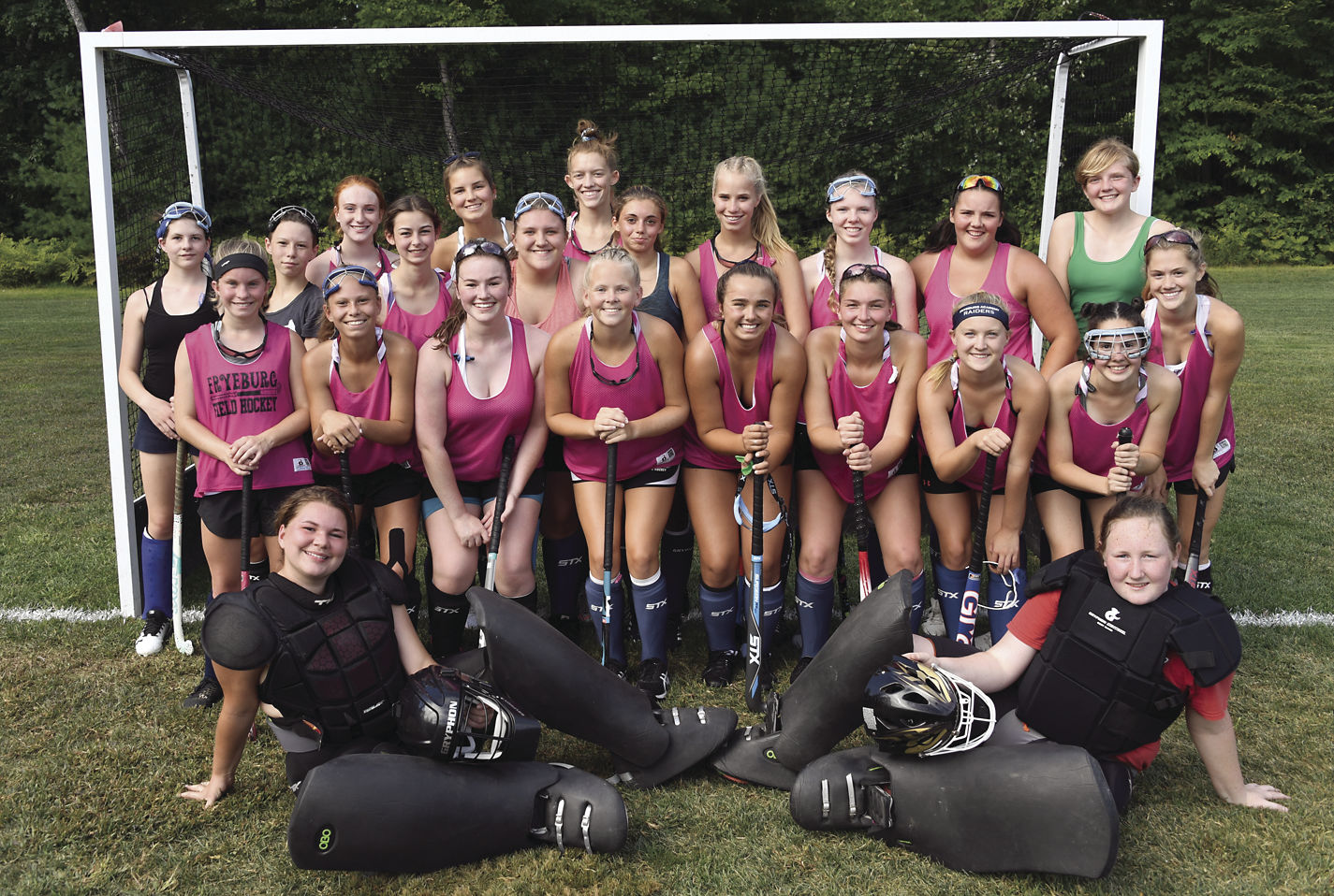 Raiders win field hockey playoff 2-0